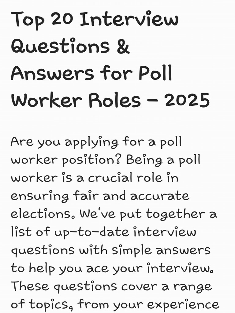Polling questions | PDF