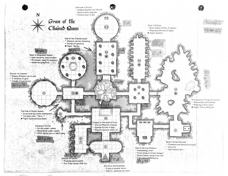 Grave of The Queen Map | PDF