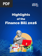 Finance Bill 2026 | PDF | Income Tax | Taxes