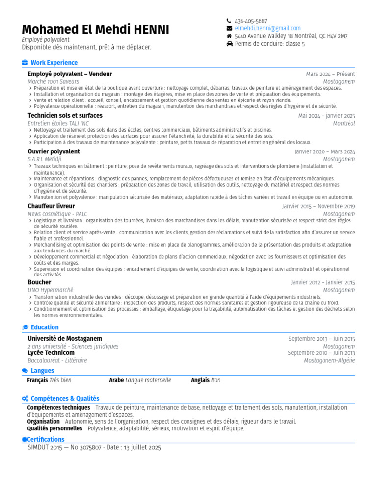 Modular Professional CV 2 | PDF | Logistique