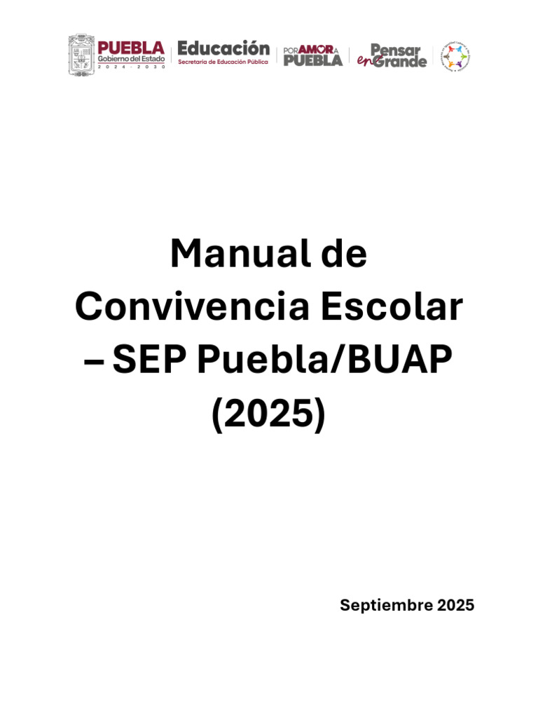 Manual de Convivencia Escolar (Versión Por Terminar) | PDF | Abuso ...