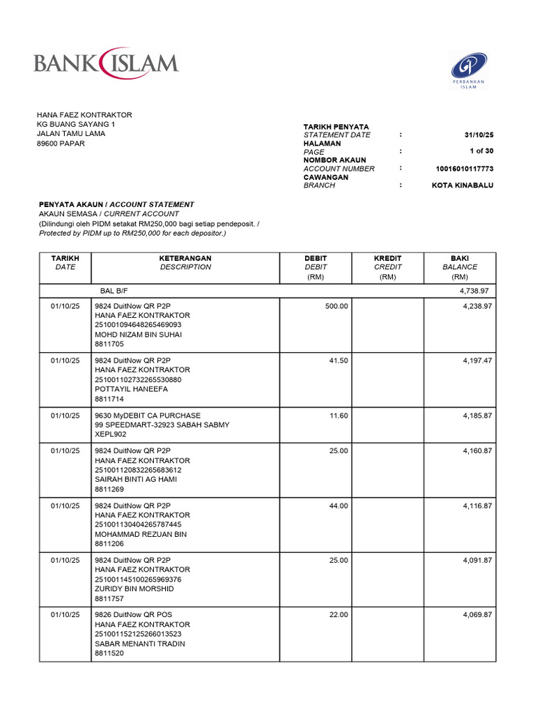 Estatement 10016010117773 | PDF