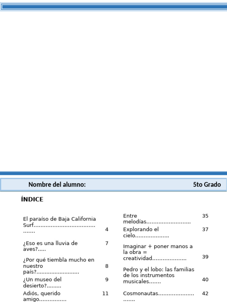 5to Grado - Cuadernillo Múltiples Lenguajes[1] | PDF | Humano | Extinción