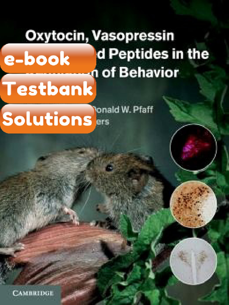 Oxytocin Vasopressin and Related Peptides in the Regulation of Behavior ...