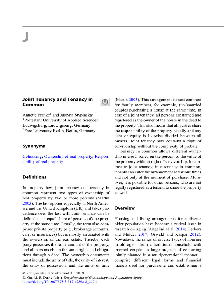5 | PDF | Concurrent Estate | Property Law