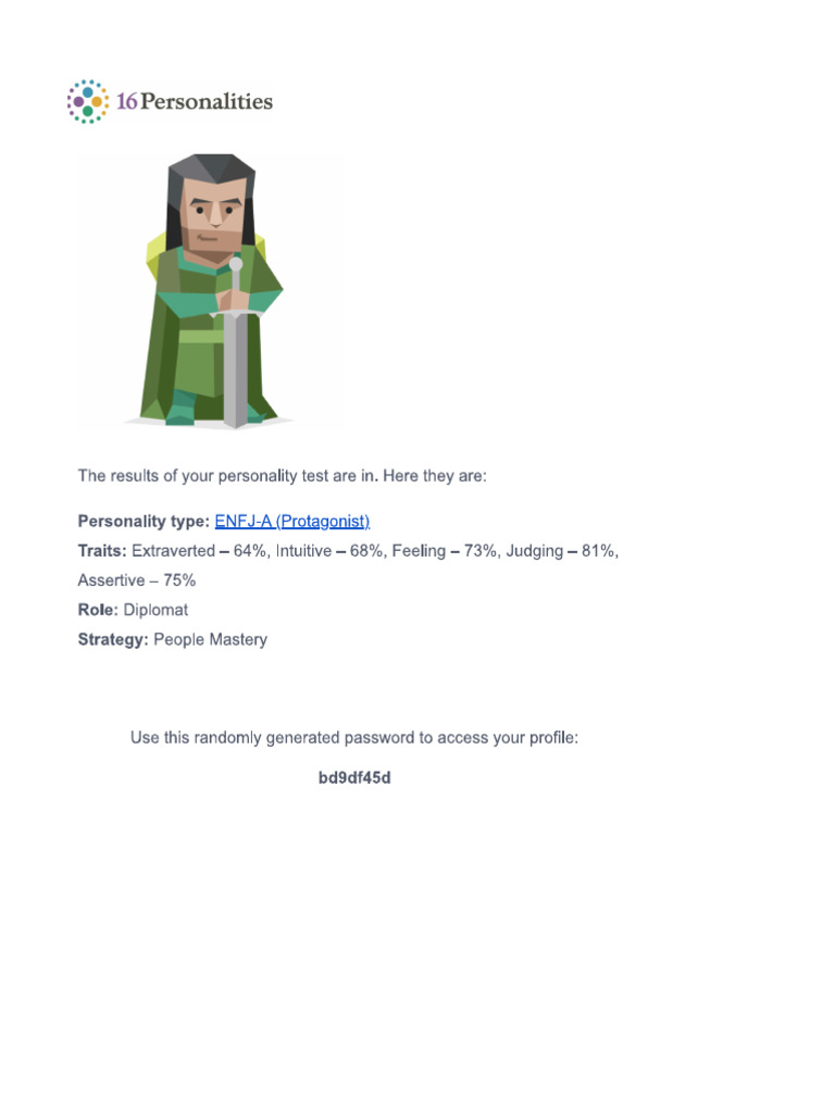 Personality Test | PDF