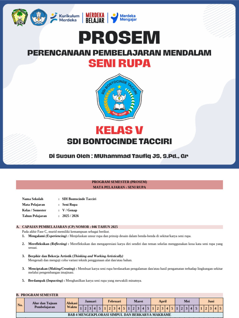 Prosem (Seni Rupa) | PDF