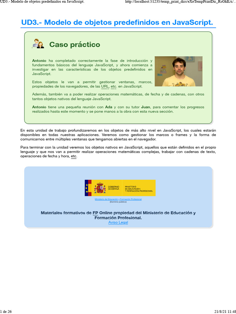 Dwec03 Vi | PDF | Modelo de objeto de documento | Ingeniería de software