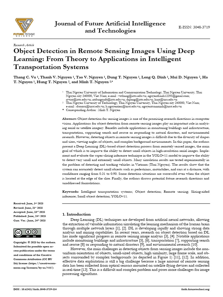 Object Detection in Remote Sensing Images Using Deep Learning - From ...