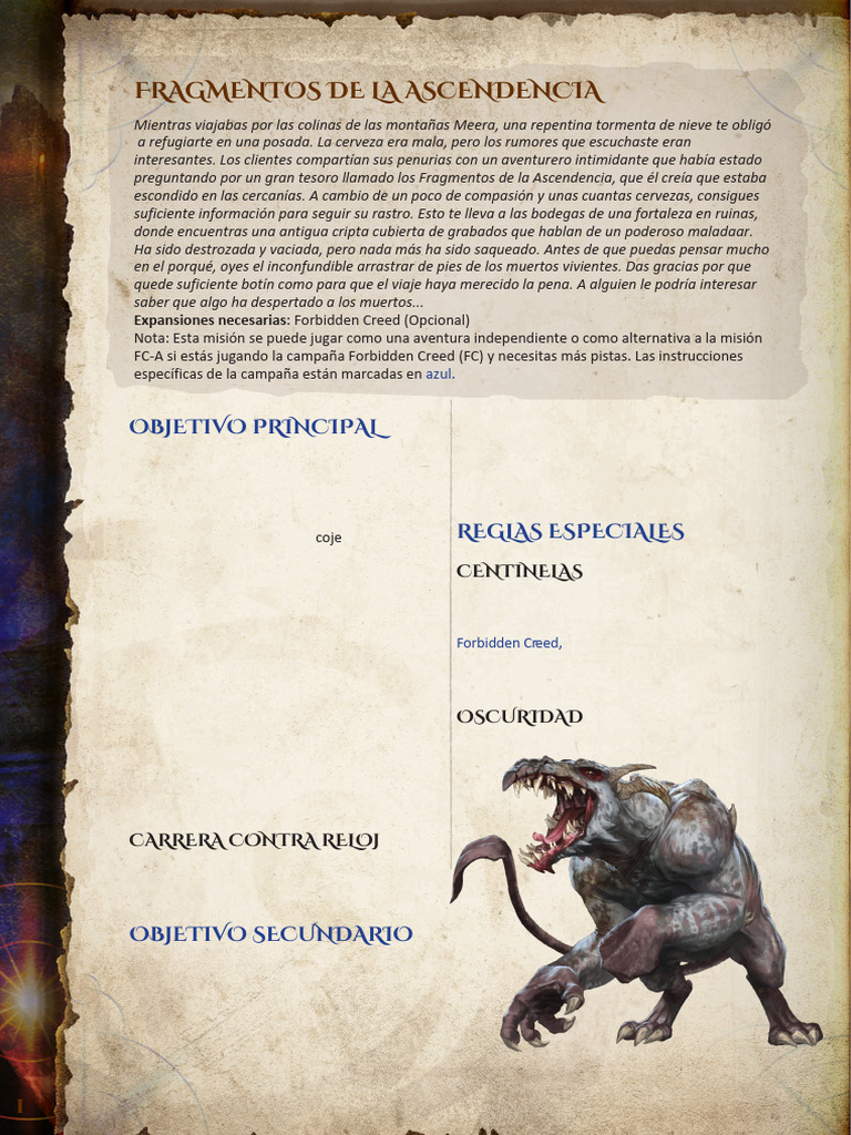 Fragmentos de La Ascendencia | PDF
