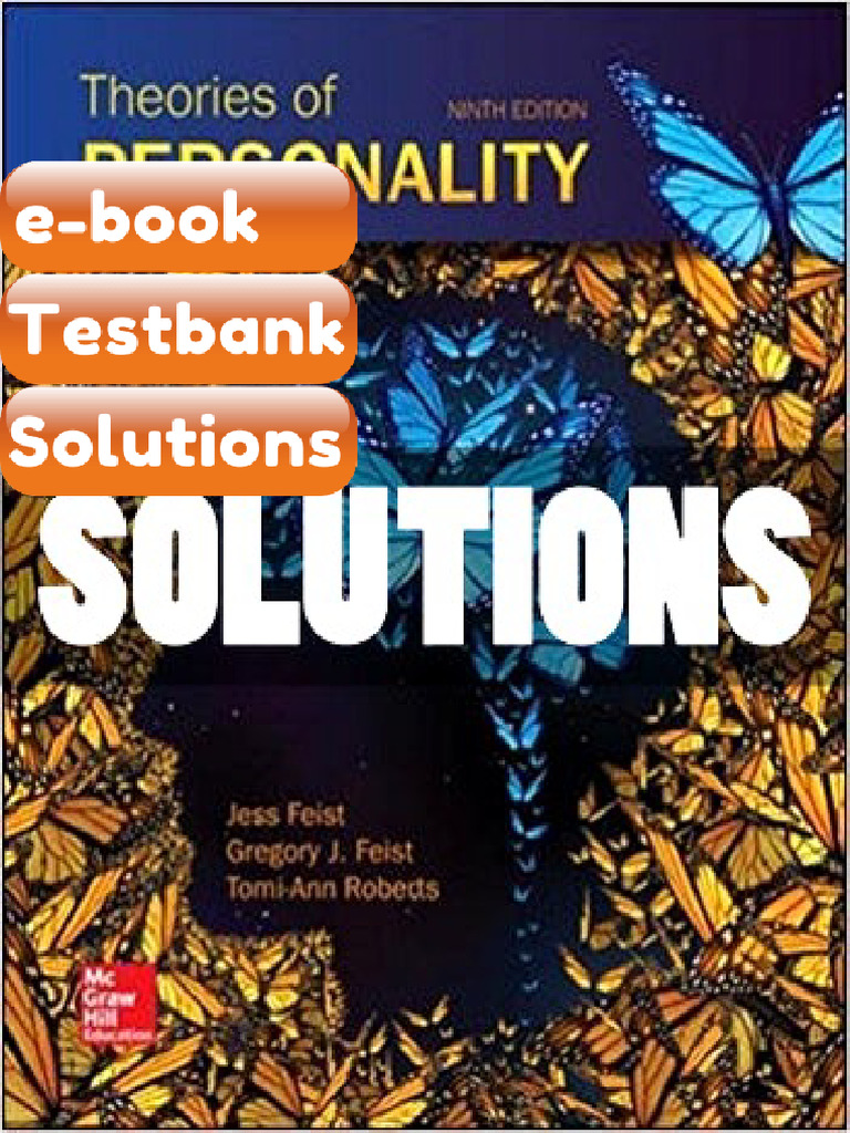 Testbank for Theories of Personality 9 Ed Feist | PDF | Subscription ...