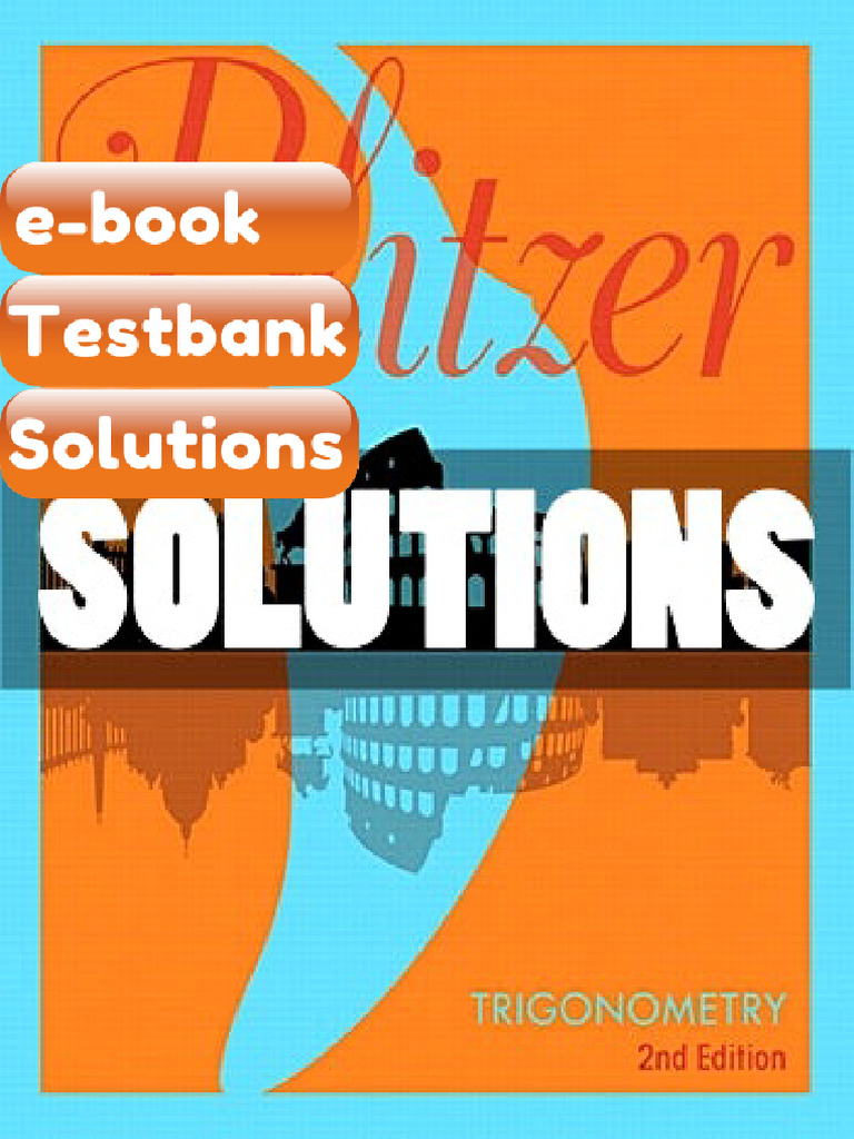 Testbank For Trigonometry 2 Ed Blitzer | PDF | Subscription Business ...