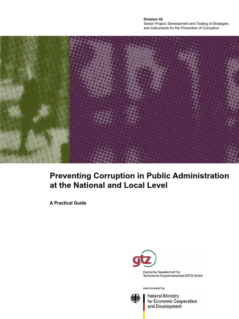 Preventing Corruption in Public Administration at The National and ...