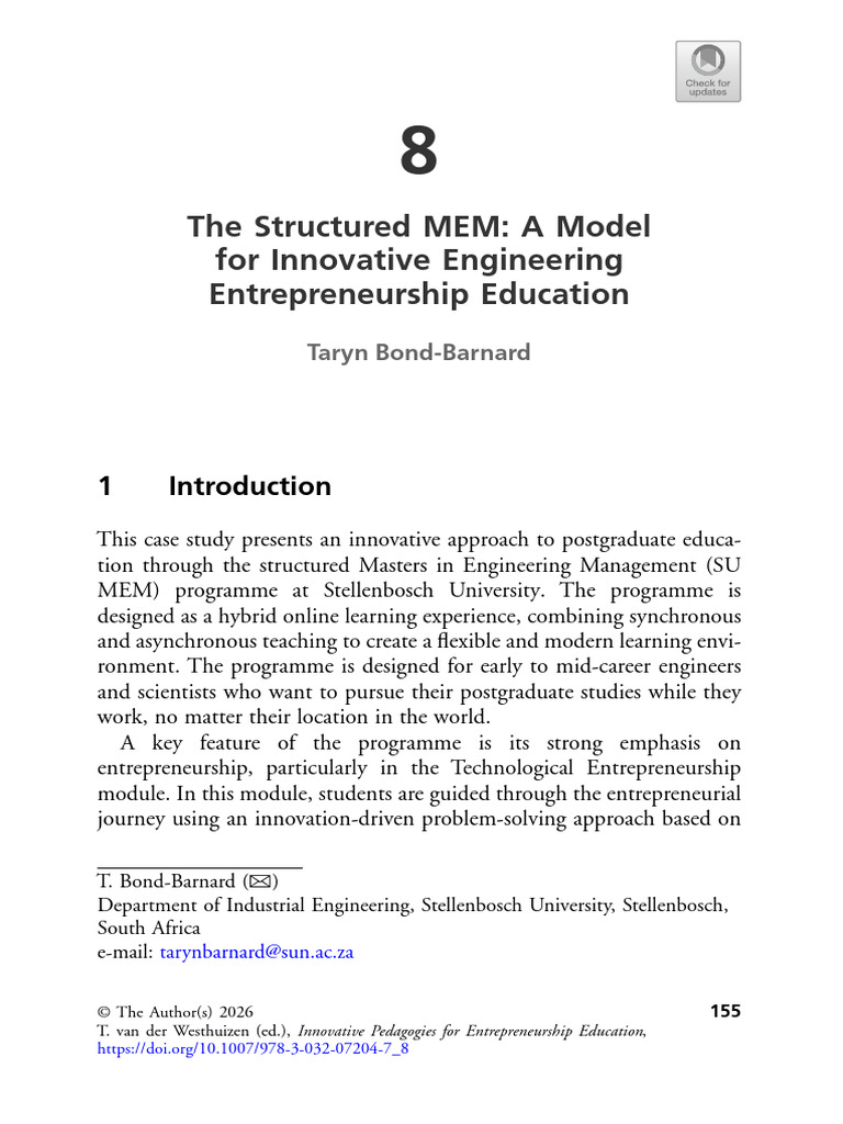 The Structured MEM A Model For Innovative Engineer | PDF ...