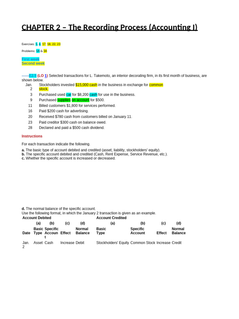 25 - 26 - Chapter 2 - For Workshop - With Questions 5th Edition1 | PDF ...