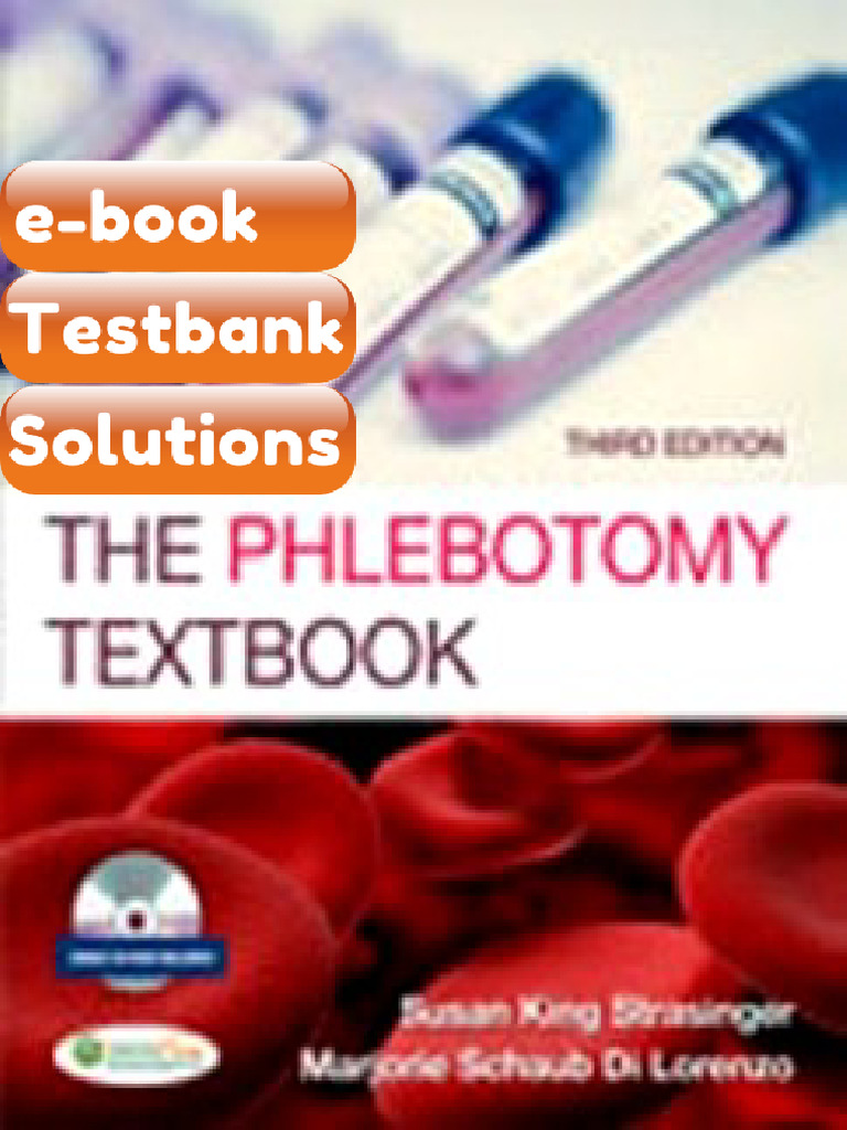 Testbank the Phlebotomy Textbook 3rd Edition Strasinger Download | PDF