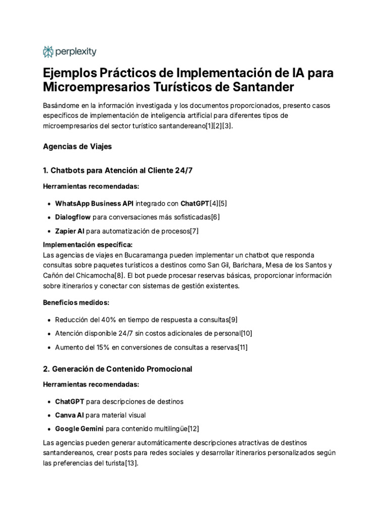 Ejemplos Prácticos de Implementación de IA para Mi | PDF | Inteligencia ...