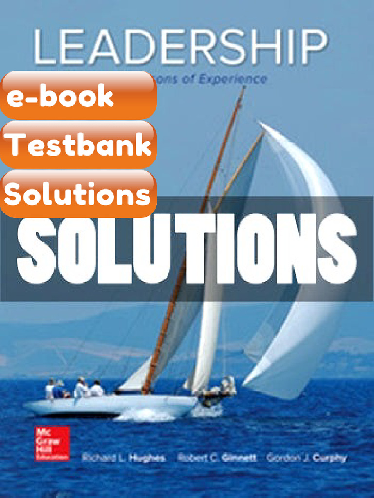 Testbank For Solutions Leadership Enhancing The Lessons of Experience 9 ...