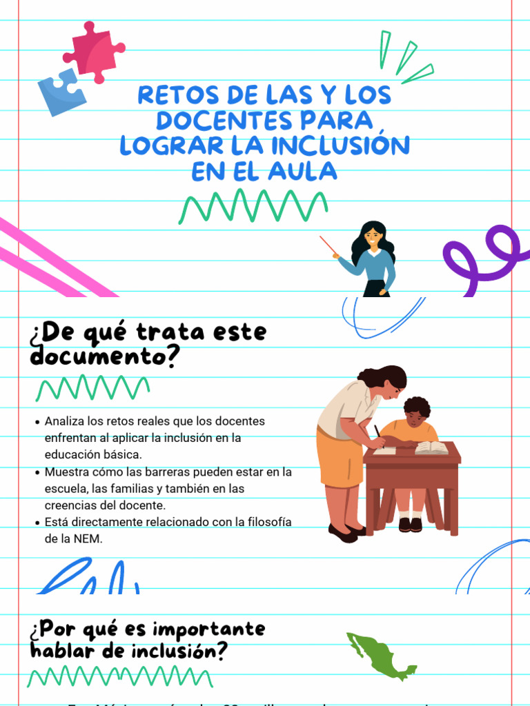 ACTIVIDAD 4 - RETOS DE LAS Y LOS DOCENTES PARA LOGRAR LA INCLUSIÓN EN ...
