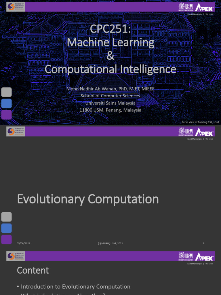 5 - Evolutionary Computing (1) | PDF | Fitness (Biology) | Natural ...