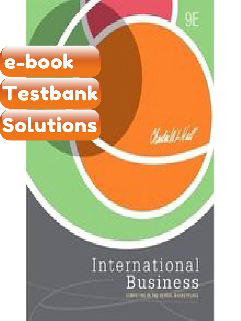 Testbank International Business Hill 9th Edition Download | PDF ...