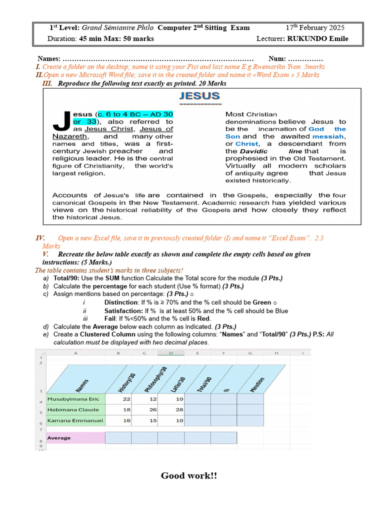 Exam Philo 2025 | PDF