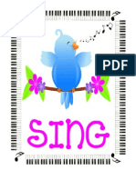 Bird Directional Singing Signs-Large-Nalani