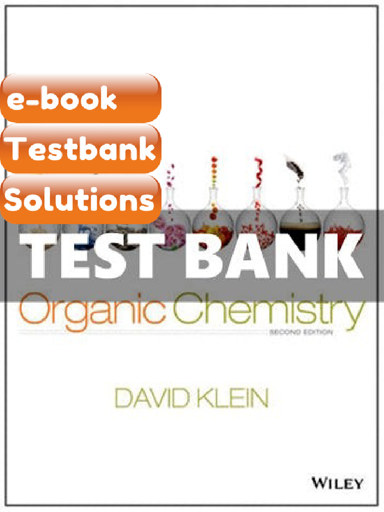 Testbank Organic Chemistry 2nd Edition Klein Fast Download | PDF | E ...