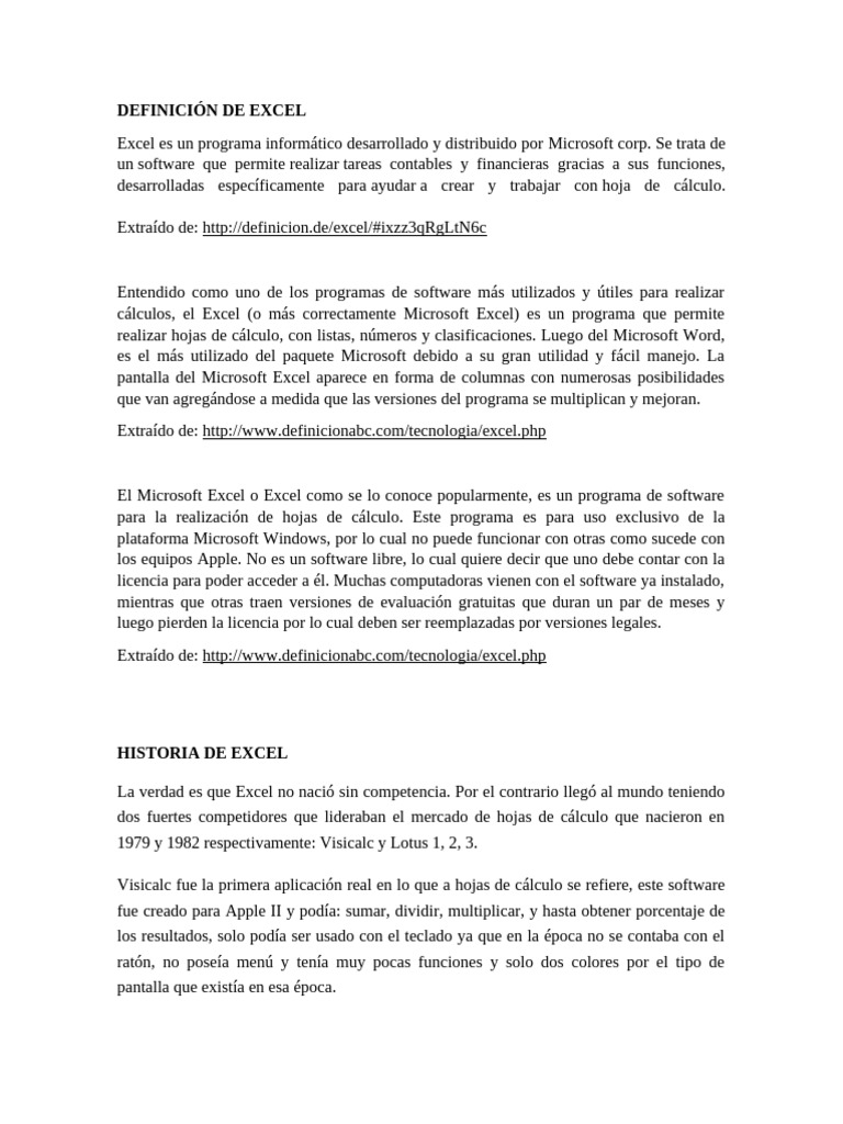 Taller de Excel - Informática | PDF | Microsoft Excel | Microsoft