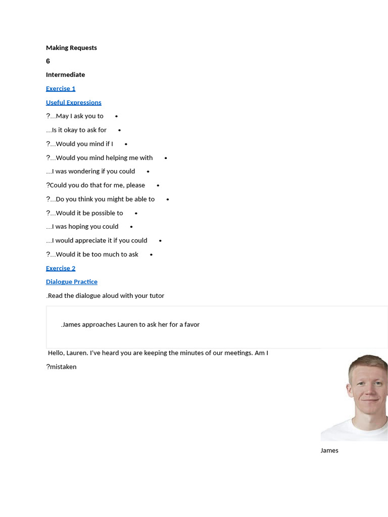 Lesson 2 Making Requests | PDF