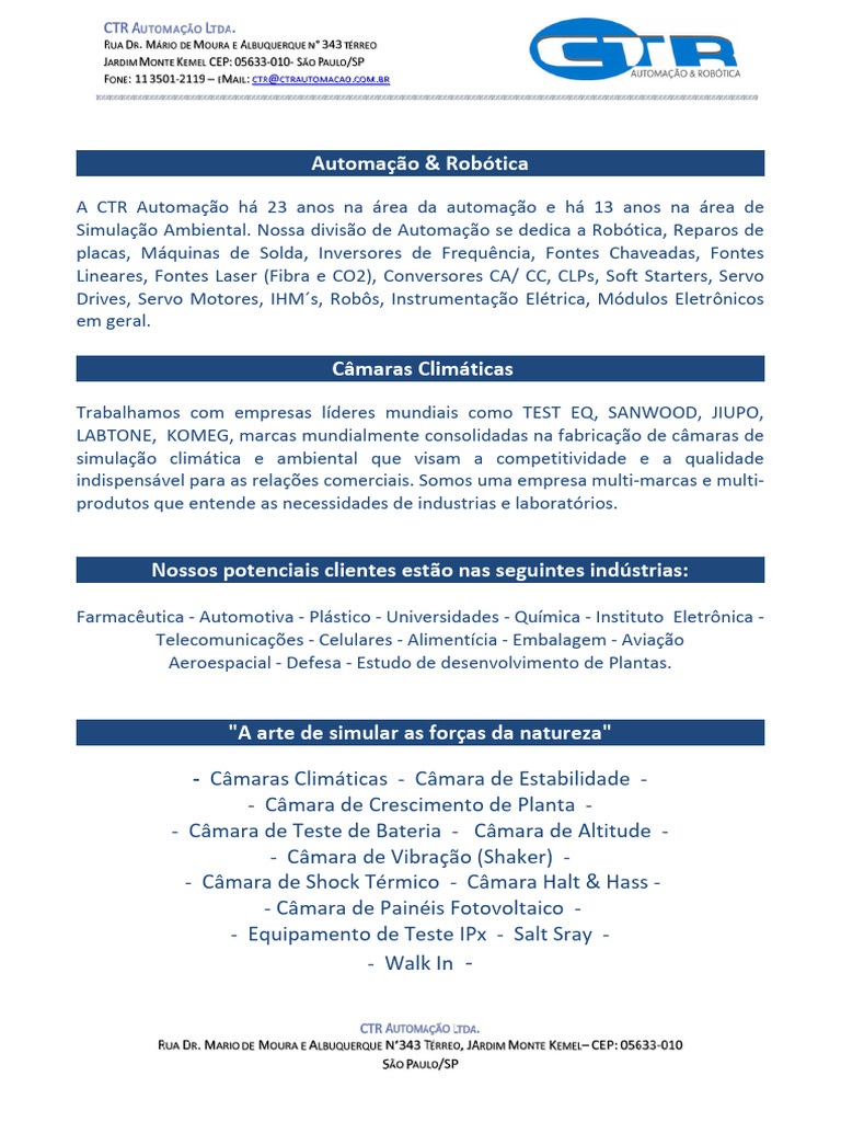 CTR Apresentação | PDF