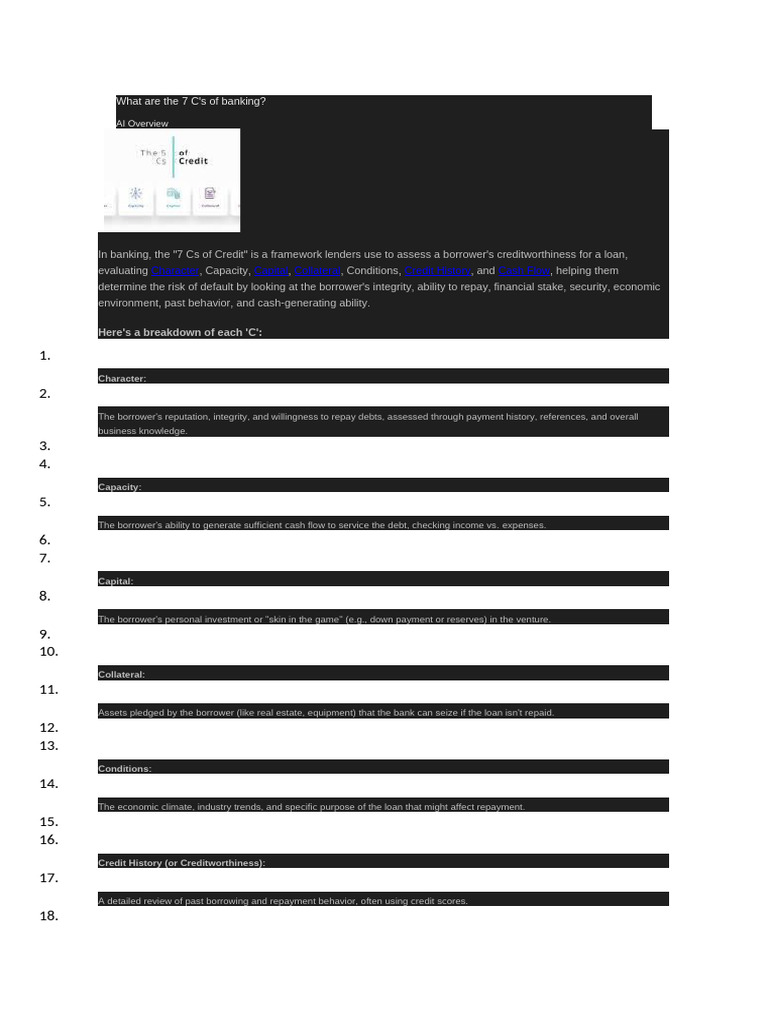 What Are The 7 C | PDF