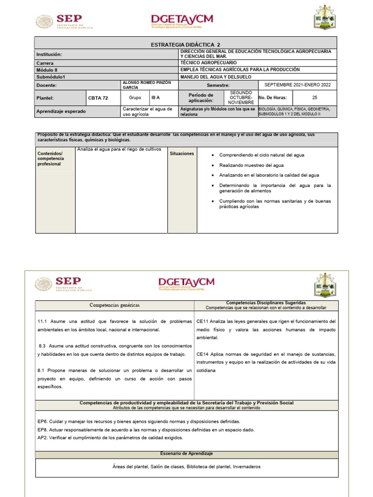 Modulo Ii Segundo Periodo, Submodulo 1, 2 y 3 | PDF | Evaluación ...