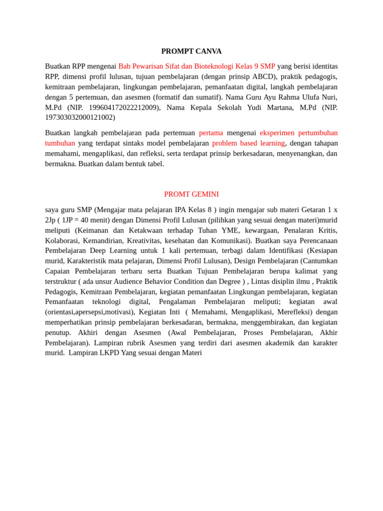 PROMP | PDF