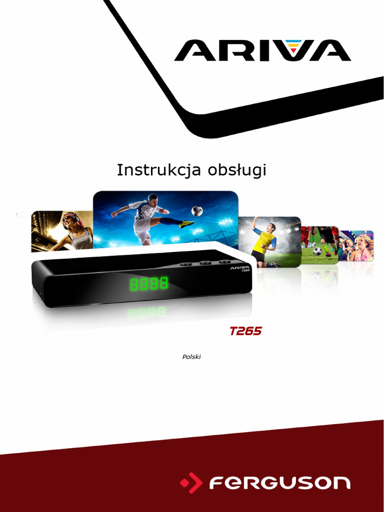Ariva T265 Manual PL v1 | PDF