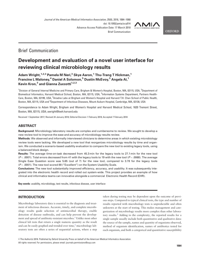Development and Evaluation of A Novel User Interface For Reviewing ...
