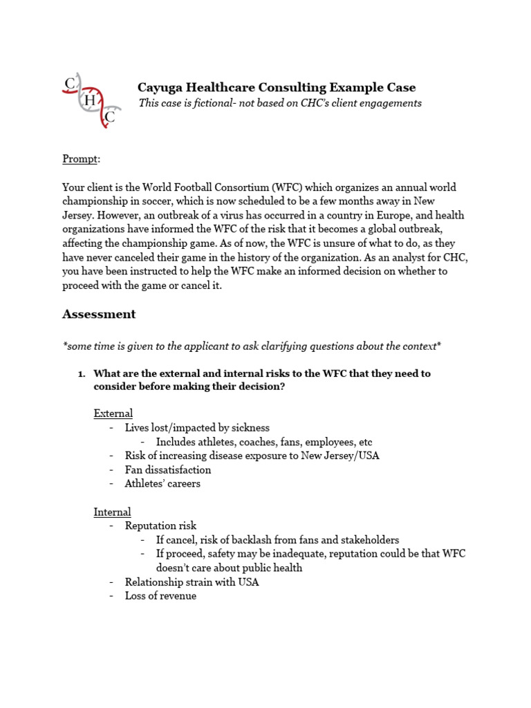 CHC Example Case 3 (1) | PDF