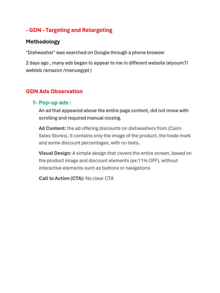 GDN - Targeting and Retargeting | PDF | Advertising | Brand