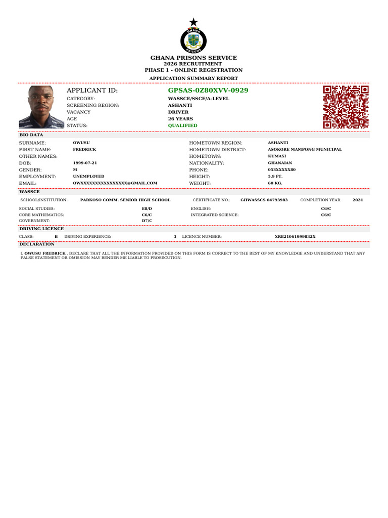 Applicant Id:: GPSAS-0Z80XVV-0929 | PDF