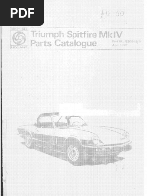 Triunph Spitfire MK4 Manual Service | PDF
