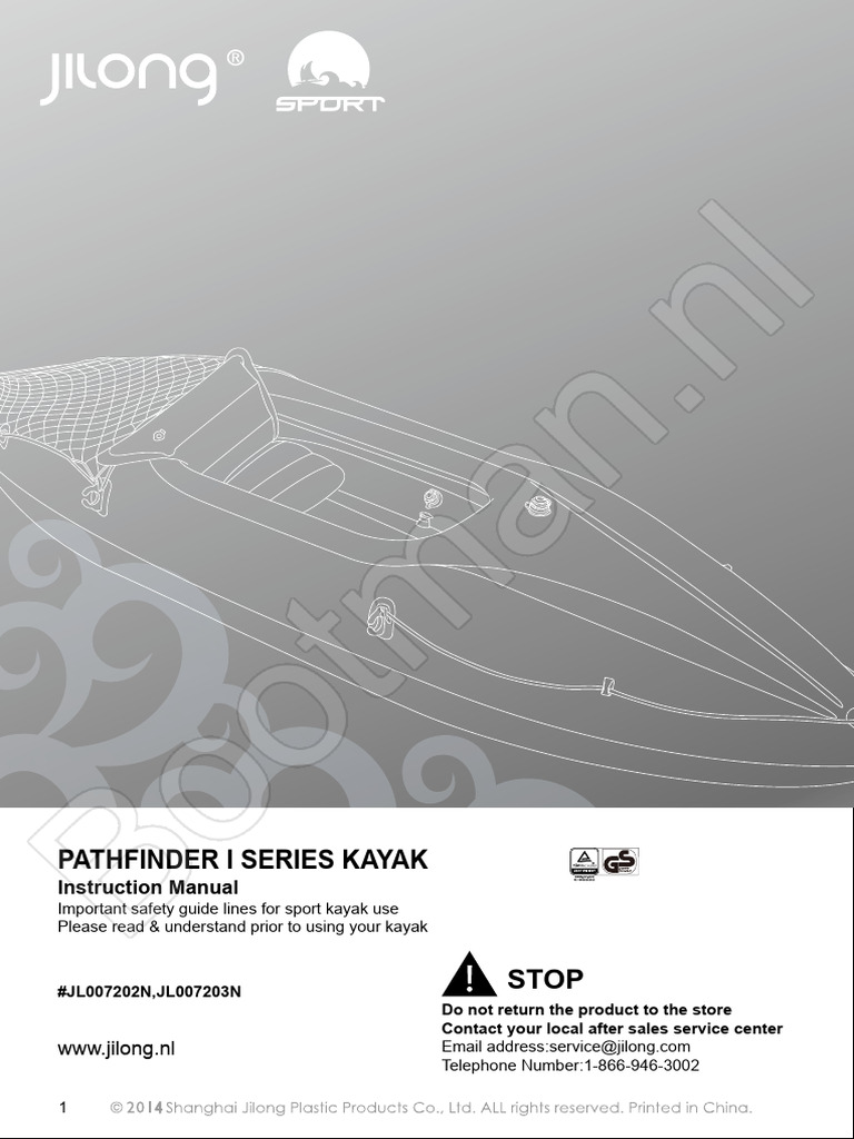 02-7035066186_manual | PDF | Leak | Kayak