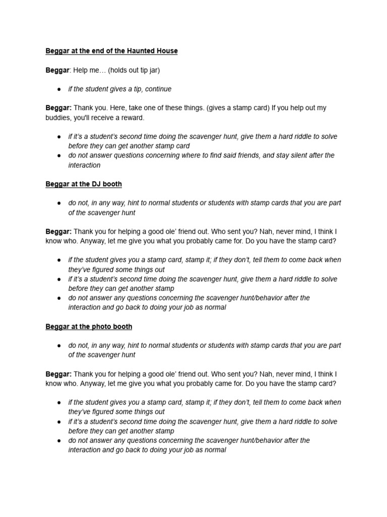 Beggar Scripts | PDF