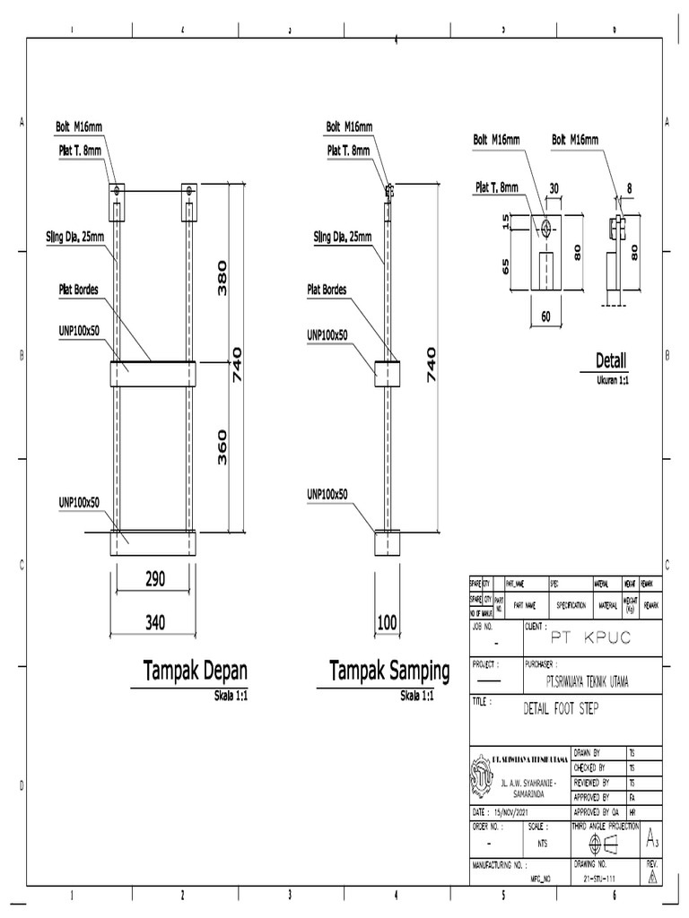 Detail Foot Step KPUC | PDF