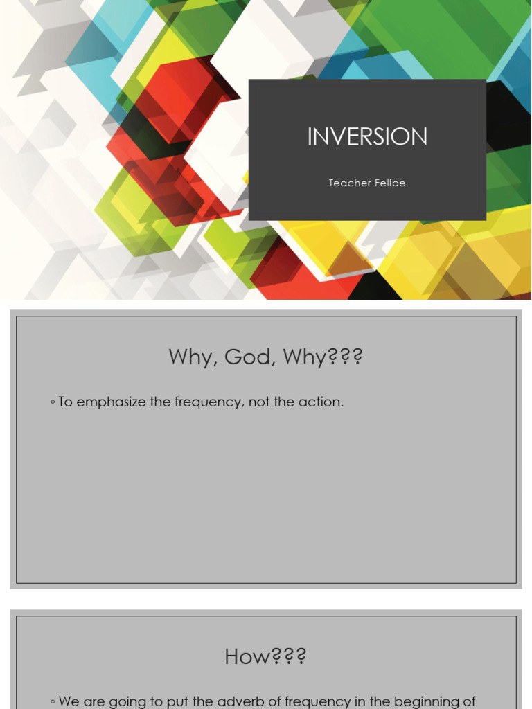 Inversion | PDF