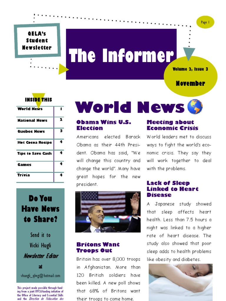 The Informer: World News | PDF | Barack Obama