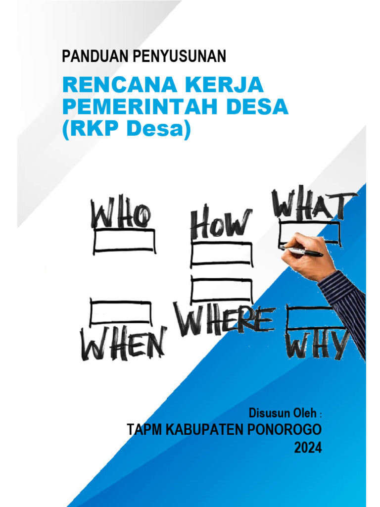 Panduan Penyusunan RKP | PDF
