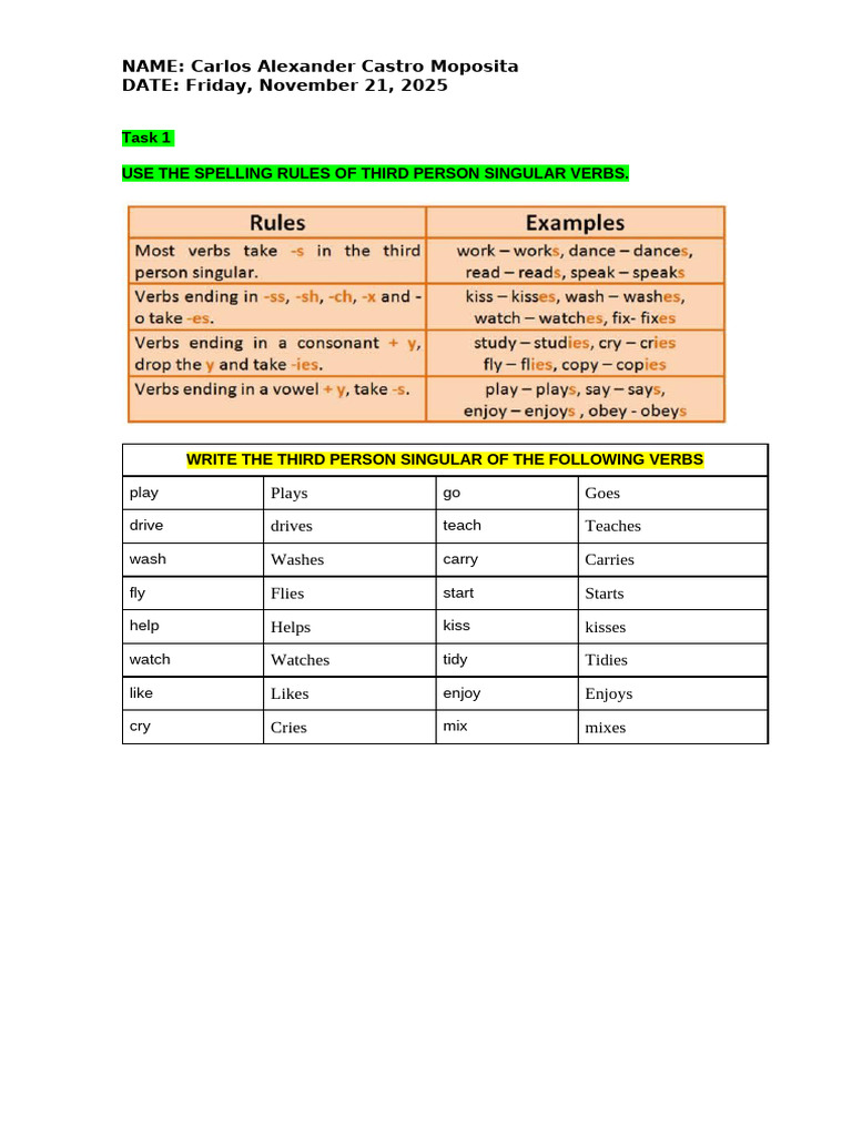 All tasks one file (5) | PDF | Language Mechanics | Grammar