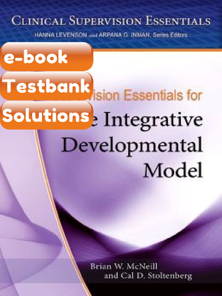 Supervision Essentials for the Integrative Developmental Model eBook ...