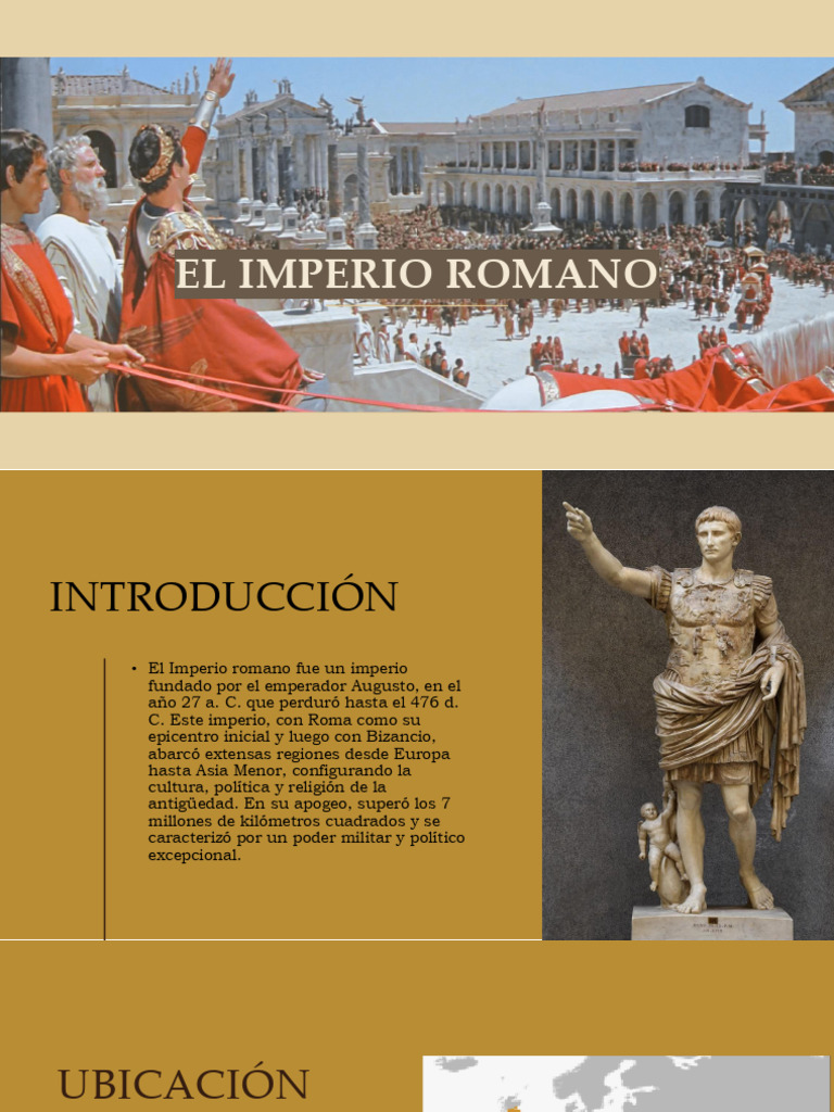 Imperio Romano | PDF | Augusto | imperio Romano