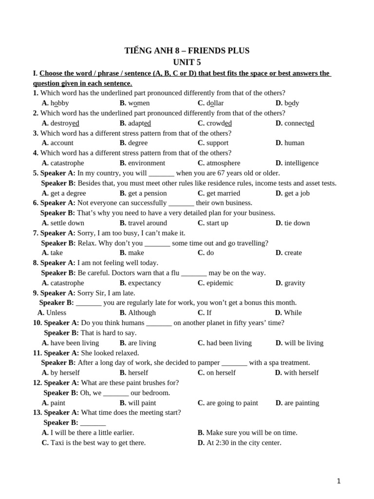 TA 8 Friends Plus Unit 5-6 | PDF | Artificial Intelligence ...